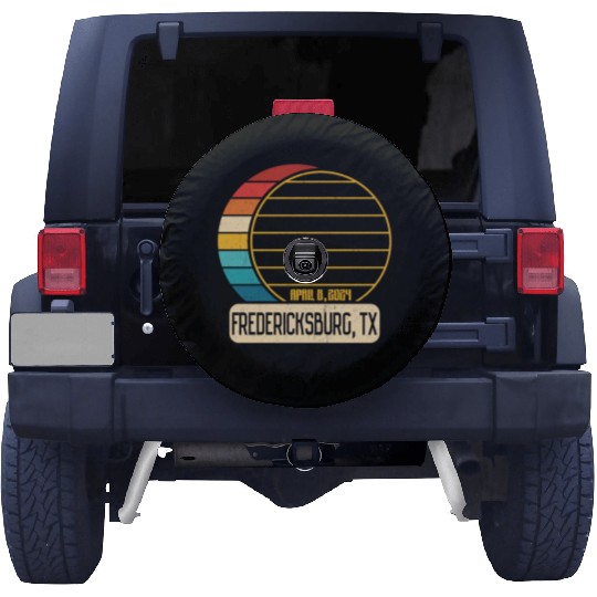 Total Solar Eclipse Texas Fredericksburg 4 28 2024 Spare Tire Covers