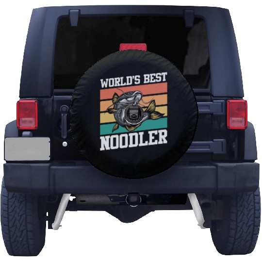 World´s Best Noodler Catfish Fishing Angler Spare Tire Covers