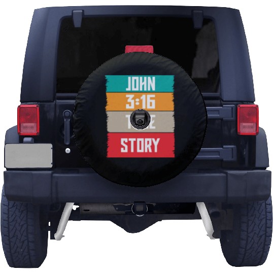 John 3:16 Lve Jesus Christian Christmas Spare Tire Covers