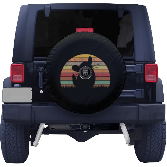 Chinchilla Retro Cotton Mouse Vintage Spare Tire Covers