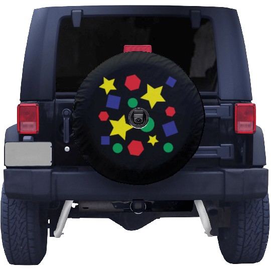 Spare Tire Covers Includes patterns multi-colored