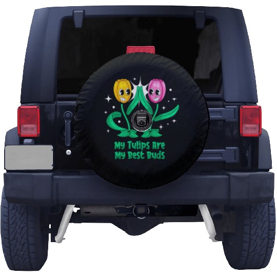 Tulip Gardening Cute Spare Tire Covers