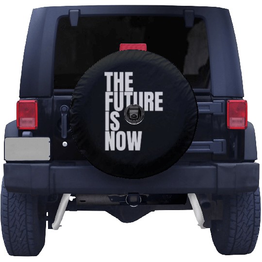 "The Future Is Now" by ART1SAN Spare Tire Covers