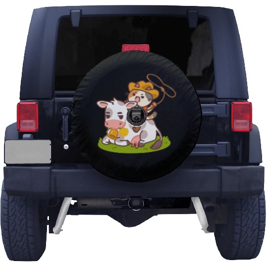 Meow Dy Yeehaw Cowboy Cat Spare Tire Covers