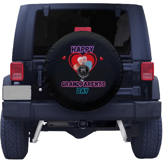 Happy Grandparents Day Spare Tire Covers