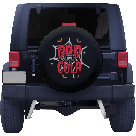 Spider Bat Vampire For Dad Lazy Creepy Halloween Spare Tire Covers