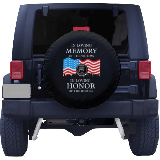 911 in loving memory Spare Tire Covers