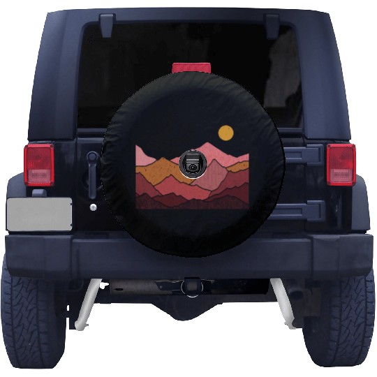 Mountains Nature Adventure Outdoor Spare Tire Covers