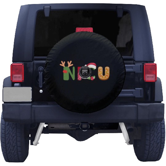 Cute NICU Christmas design Spare Tire Covers