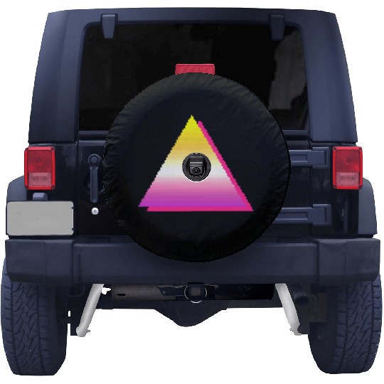 Retro triangle style 80s-90s. Spare Tire Covers