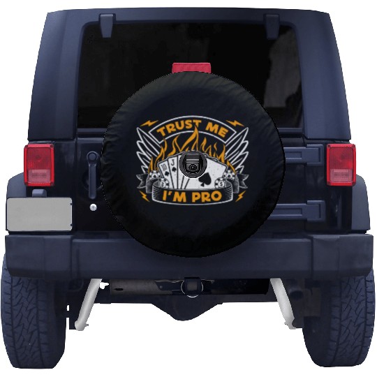 Classic Blackjack Trust Me I'm Pro Loves Card Game Spare Tire Covers