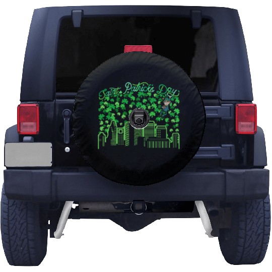 Saint Patrick's Day Houston Texas Spare Tire Covers