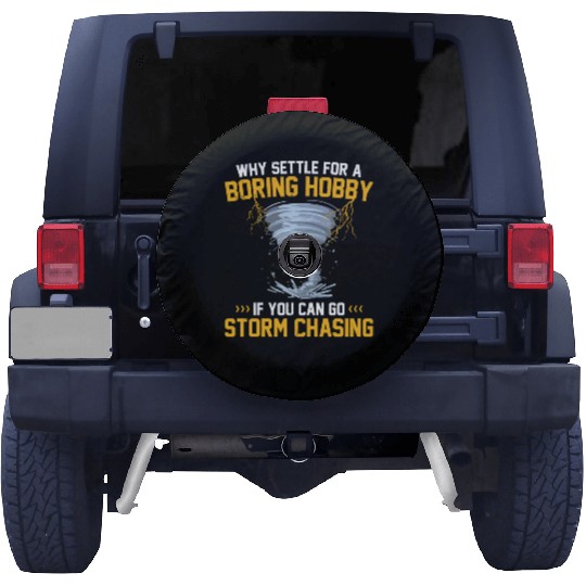 Storm Chaser gift idea | Tornado Meteorologists Spare Tire Covers