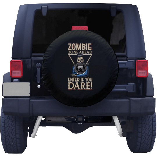 Horror Barber Spooky Hairdresser Hairstylist Hair Spare Tire Covers