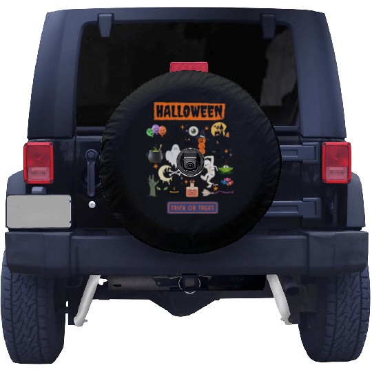 Halloween trick ot treat Spare Tire Covers