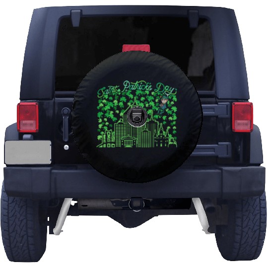 Saint Patrick's Day New Orleans Louisiana Spare Tire Covers