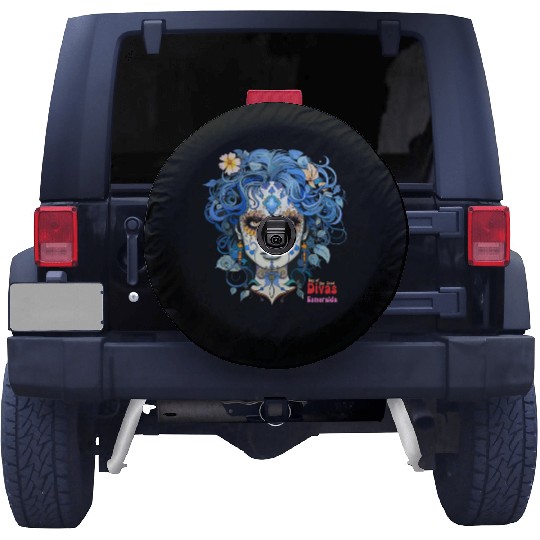 Day of the Dead Divas - Esmeralda Spare Tire Covers