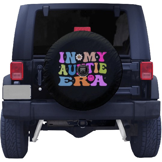 In My Auntie Era Baby Announcement for Aunt Mother Spare Tire Covers