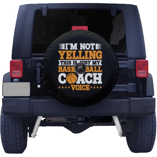 This Is Just My Basketball Coach Voice 3 Spare Tire Covers