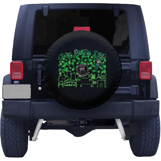 Saint Patrick's Day Rome Italy Spare Tire Covers