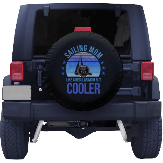 Sailing Mom Sail Fan Mothers Day Birthday Funny Spare Tire Covers
