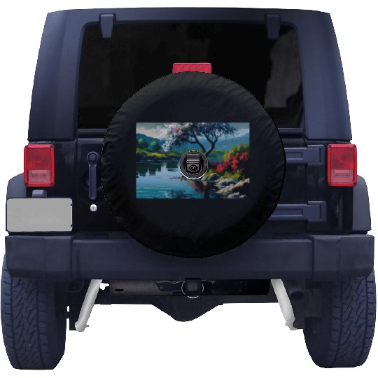 nature painting Spare Tire Covers