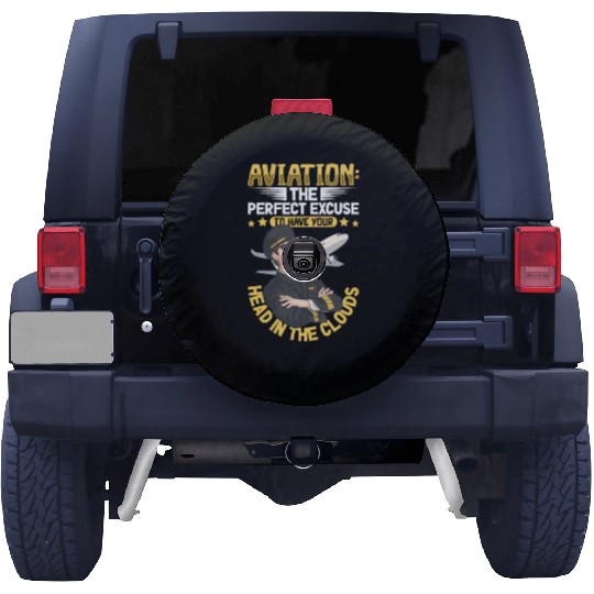 Pilot Aviation Airplane Airline Future Pilots Spare Tire Covers