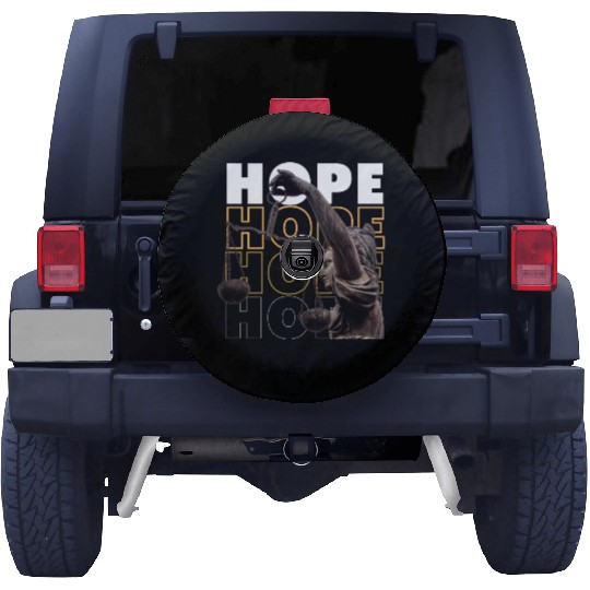 Hope Never Give Up Motivational Self-Help Spare Tire Covers