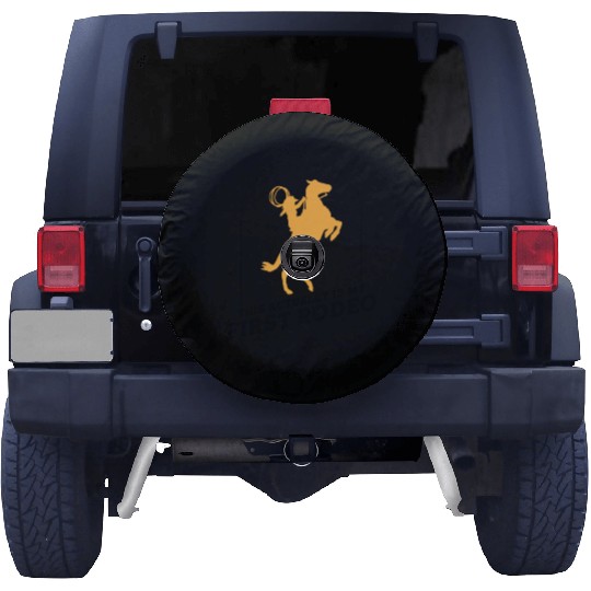 This Actually Is My First Rodeo - Cowboy Western Spare Tire Covers