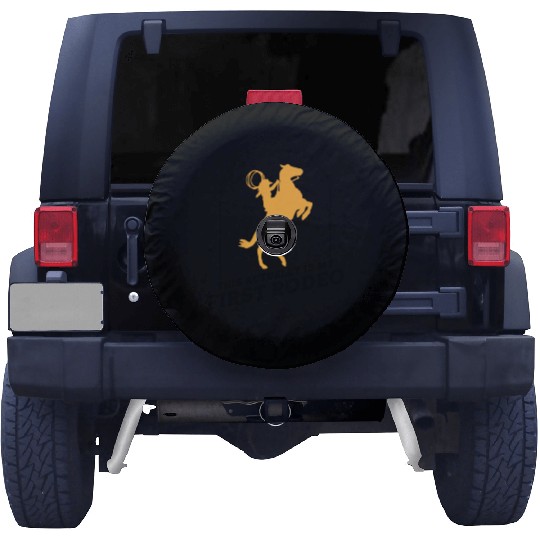 This Actually Is My First Rodeo - Cowboy Western Spare Tire Covers
