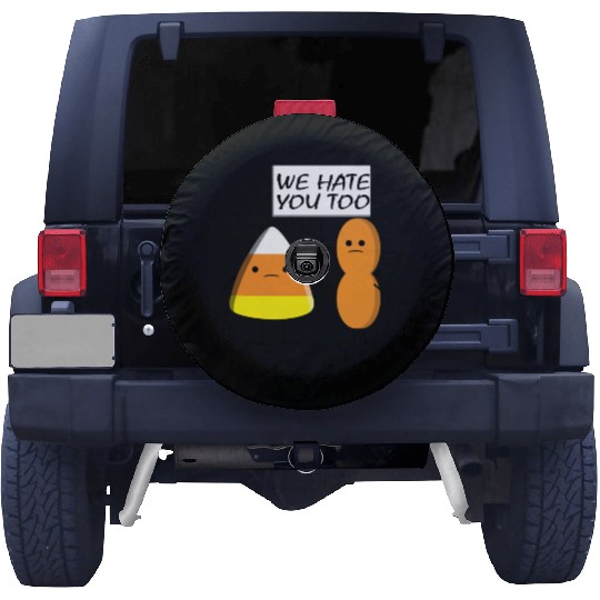 Candy Corn and Circus Peanut, Cute and Sassy Candy Spare Tire Covers