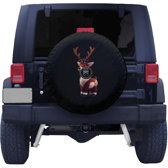 Cute Reindeer Spare Tire Covers