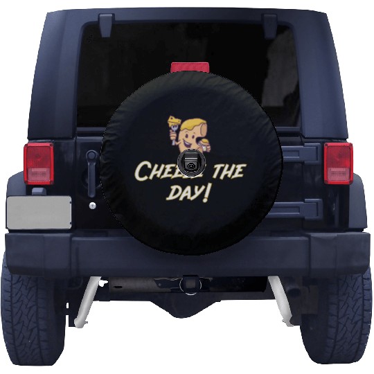 Cheese The Day Macncheese Cheese Lover Spare Tire Covers