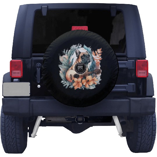 French Bulldog |Aloha Ukulele Hawaii Guitar Funny Spare Tire Covers