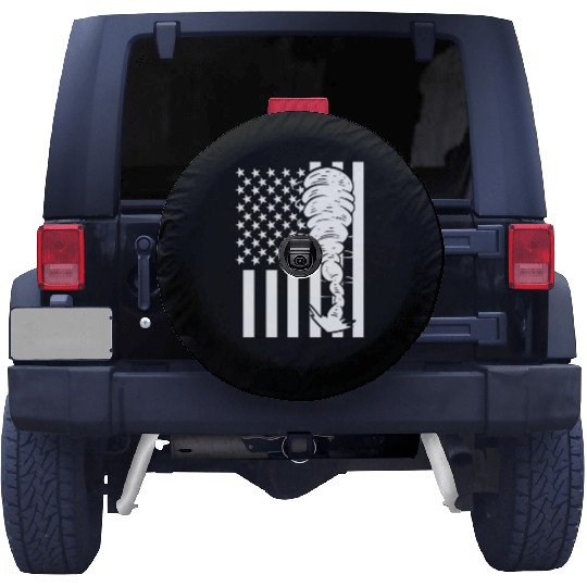 Tornado Fan Chaser TV Reporter Gift Spare Tire Covers