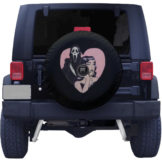 ghostface phone call love heart Spare Tire Covers