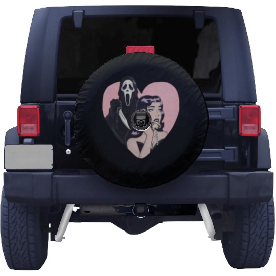 ghostface phone call love heart Spare Tire Covers