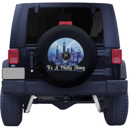 Philadelphia City Pennsylvania USA United States Spare Tire Covers
