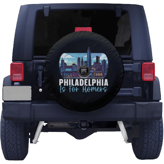Philadelphia City Pennsylvania USA United States Spare Tire Covers