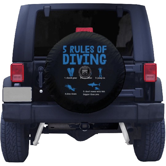 5 Rules Of Diving Scuba Diving Diver Spare Tire Covers