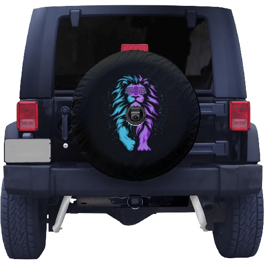 Lion Suicide Prevention Awareness Spare Tire Covers
