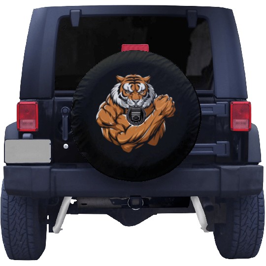 Workout Gym Tiger Spare Tire Covers