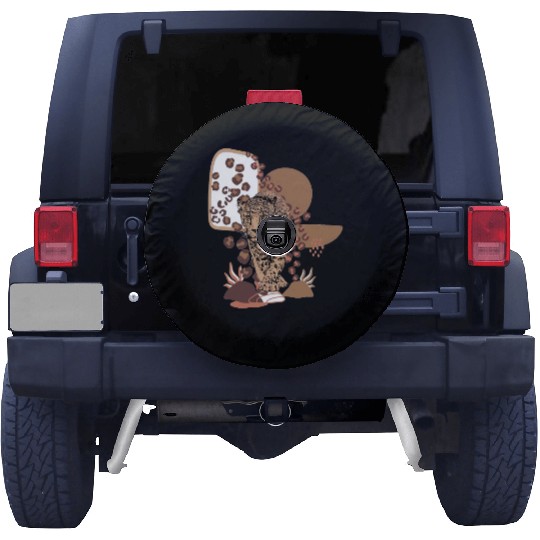Funny Leopard Cheetah Animal Spare Tire Covers