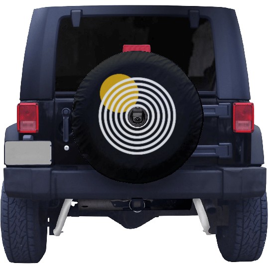 homelon yellow dot invert Spare Tire Covers