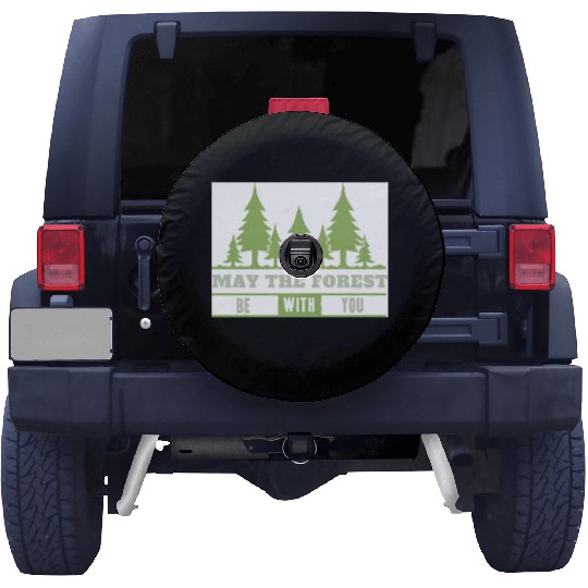 May The Forest Be With You Spare Tire Covers
