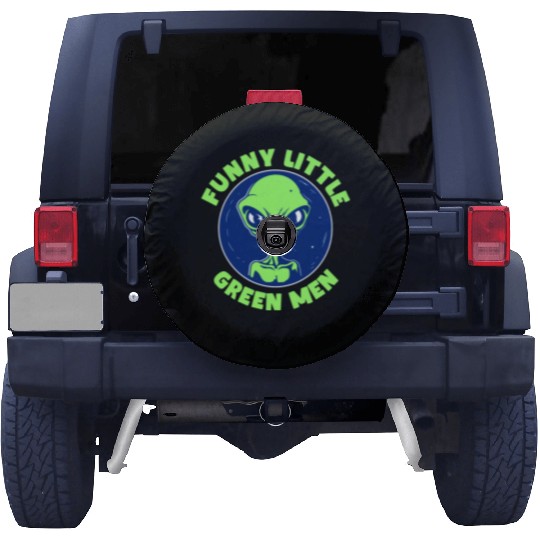 Alien, Aliens, UFO, UAP, Space Unknown Flight Spare Tire Covers
