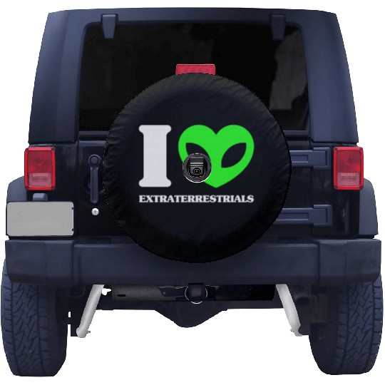 Alien, Aliens, UFO, UAP, Space Unknown Flight Spare Tire Covers