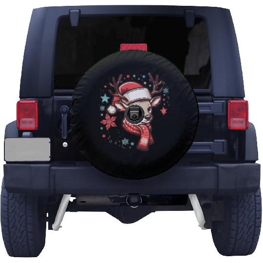 christmas Reindeer Spare Tire Covers