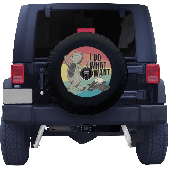 Feline Sass - Cat's Independent Spirit Spare Tire Covers