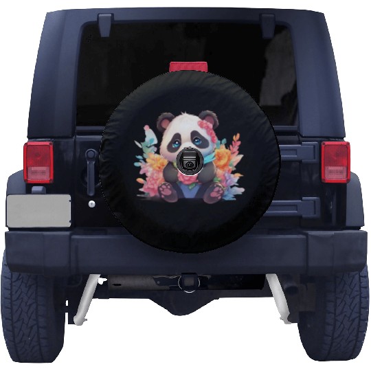 Bamboo Bliss Baby Panda Spare Tire Covers